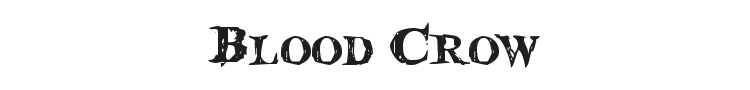 Blood Crow Font