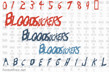 Bloodsuckers Font