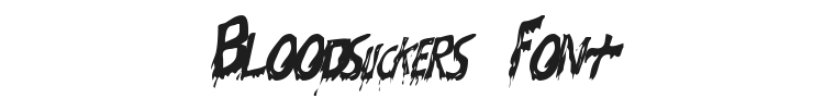 Bloodsuckers Font