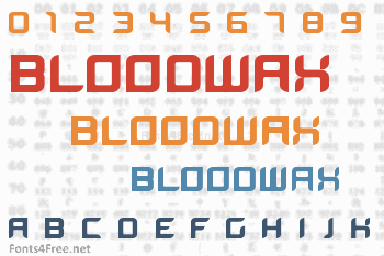 BloodWax Font