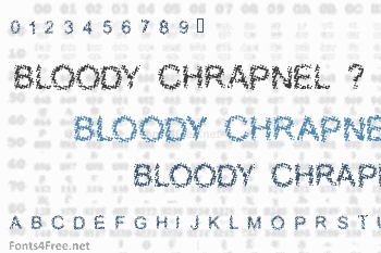 Bloody Chrapnel ? Font