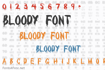 Bloody Font