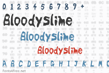 Bloodyslime Font