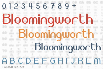 Bloomingworth Font