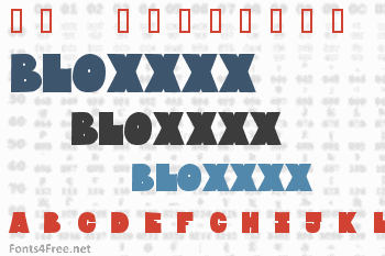 Bloxxxx Font