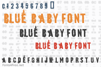 Blue Baby Font