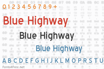 Blue Highway Font