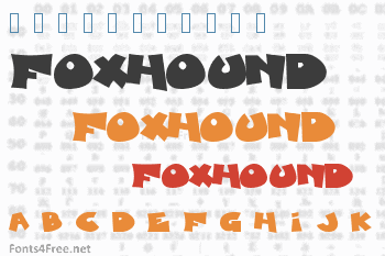 Blueberry Foxhound Font