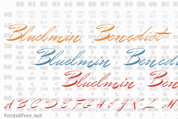 Bluelmin Benedict Font