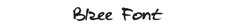 Blzee Font