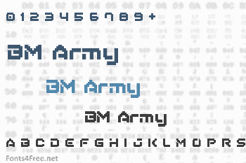 BM Army Font