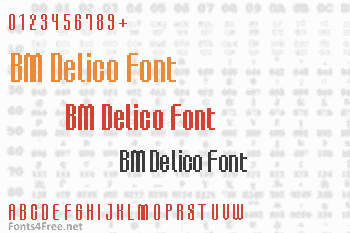 BM Delico Font