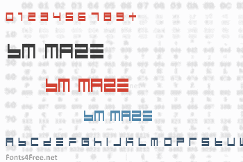 BM Maze Font