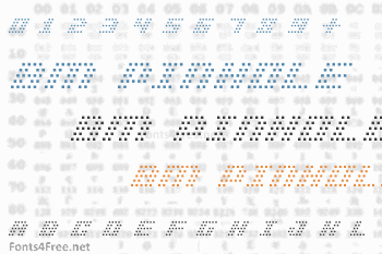 BM Pinhole Font