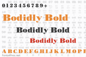 Bodidly Bold Font