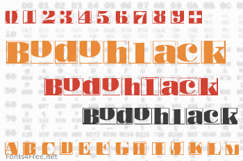 Bodoblack Squares Font