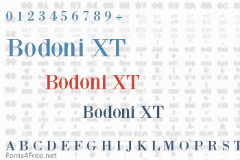 Bodoni XT Font