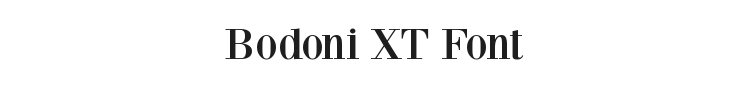 Bodoni XT