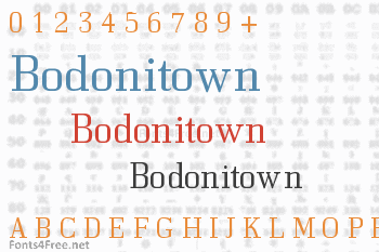 Bodonitown Font