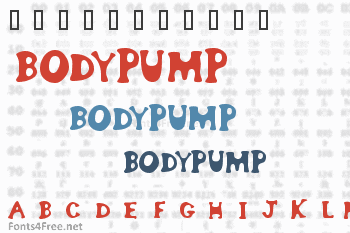 Bodypump Font