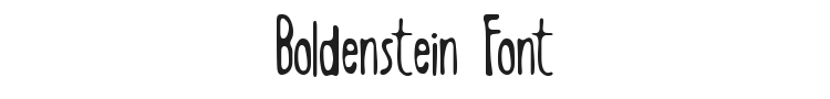 Boldenstein Font Preview