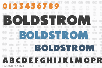 Boldstrom Font