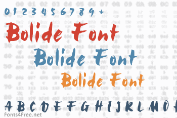 Bolide Font