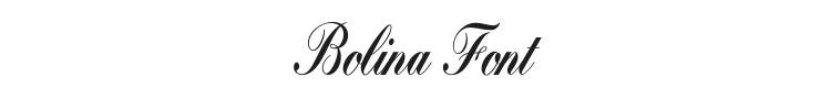 Bolina Font