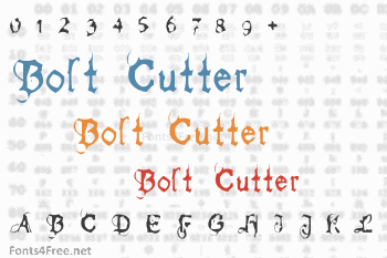 Bolt Cutter Font