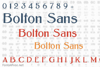 Bolton Sans Font