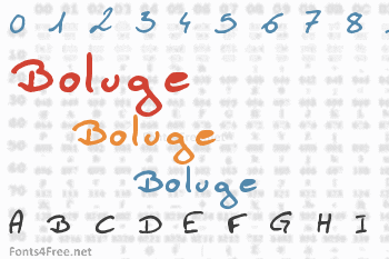 Boluge Font