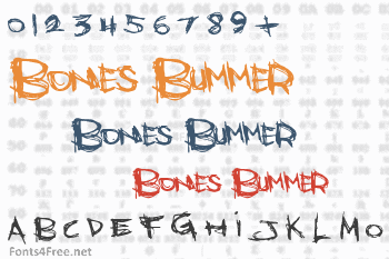 Bones Bummer Font