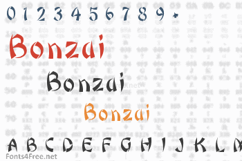 Bonzai Font