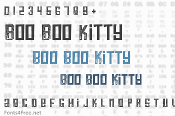 Boo Boo Kitty Font