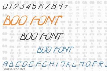 Boo Font