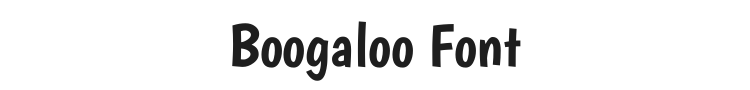 Boogaloo Font