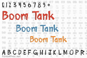 Boom Tank Font