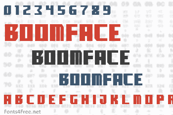 Boomface Font