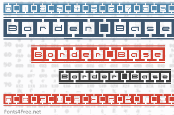 Border Base Future Font