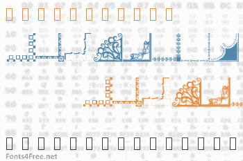 Border Corners 2 Font