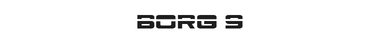 Borg 9 Font