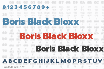 Boris Black Bloxx Font