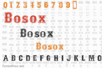 Bosox Font