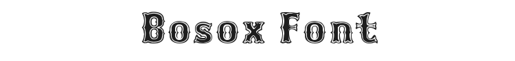 Bosox Font Preview