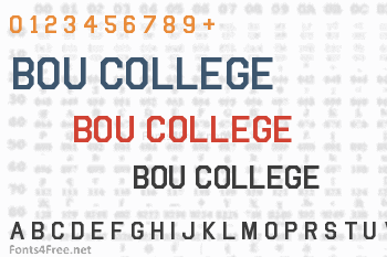 Bou College Font