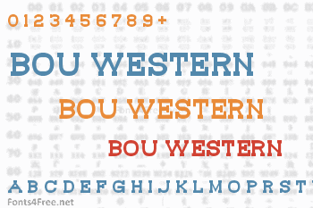 Bou Western Font