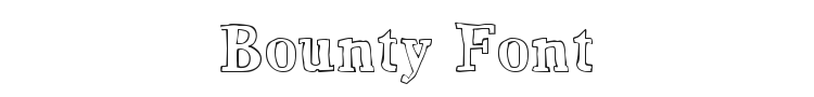 Bounty Font Preview