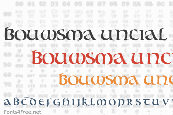 Bouwsma Uncial Font