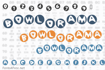 BowlORama Font