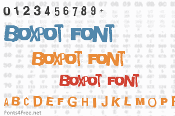 Boxpot Font